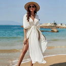 Saída de Praia Longa em Algodão – Conforto, Leveza e Elegância à Beira-Mar