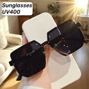 Óculos de Sol Grandes Retrô – Proteção UV e Design Elegante