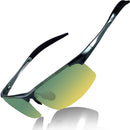 ✨ Óculos de Sol Esportivos Masculinos Polarizados – Proteção UV400, Lente Fotocromática e Design Sem Aro