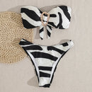 Biquíni Tomara-Que-Caia Push-Up 2025 – Moda Praia Feminina Sexy e Elegante com Calcinha Fio Dental