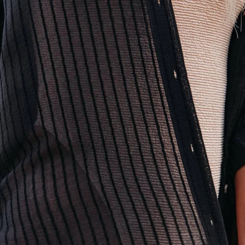 ✨ Saída de Praia Longa Branca com Manga Longa – Vestido Maxi Sexy de Verão Feminino