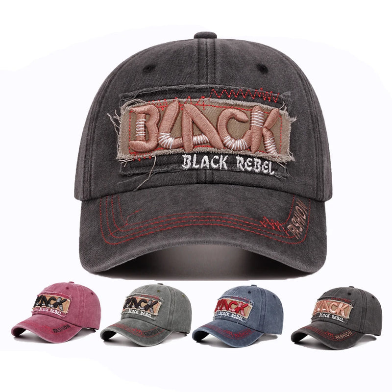 ✨ Boné Unissex Bordado Estilo Casual – Aba Curvada, Lavagem Vintage e Ideal para Todas as Estações