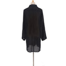 ✨ Saída de Praia Longa Branca com Manga Longa – Vestido Maxi Sexy de Verão Feminino