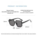 Óculos de Sol Grandes Retrô – Proteção UV e Design Elegante