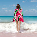 ✨ Toalha de Praia Estampa de Melancia – Protetora, Antivento e Ideal para Praia, Piscina ou Viagem