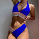 Conjunto de Biquíni Feminino 2024 — Estilo Halter, Cintura Alta e Toque Brasileiro Elegante